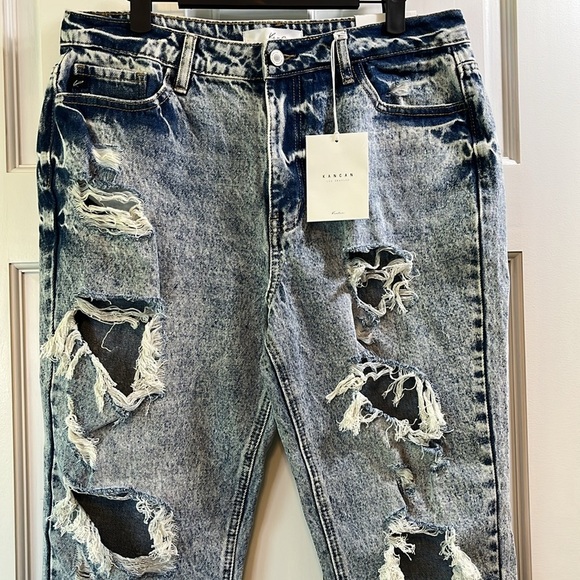 NWT KanCan Collie High Rise Mom Jeans Medium Wash - Size 29 / 11 - Picture 2 of 10
